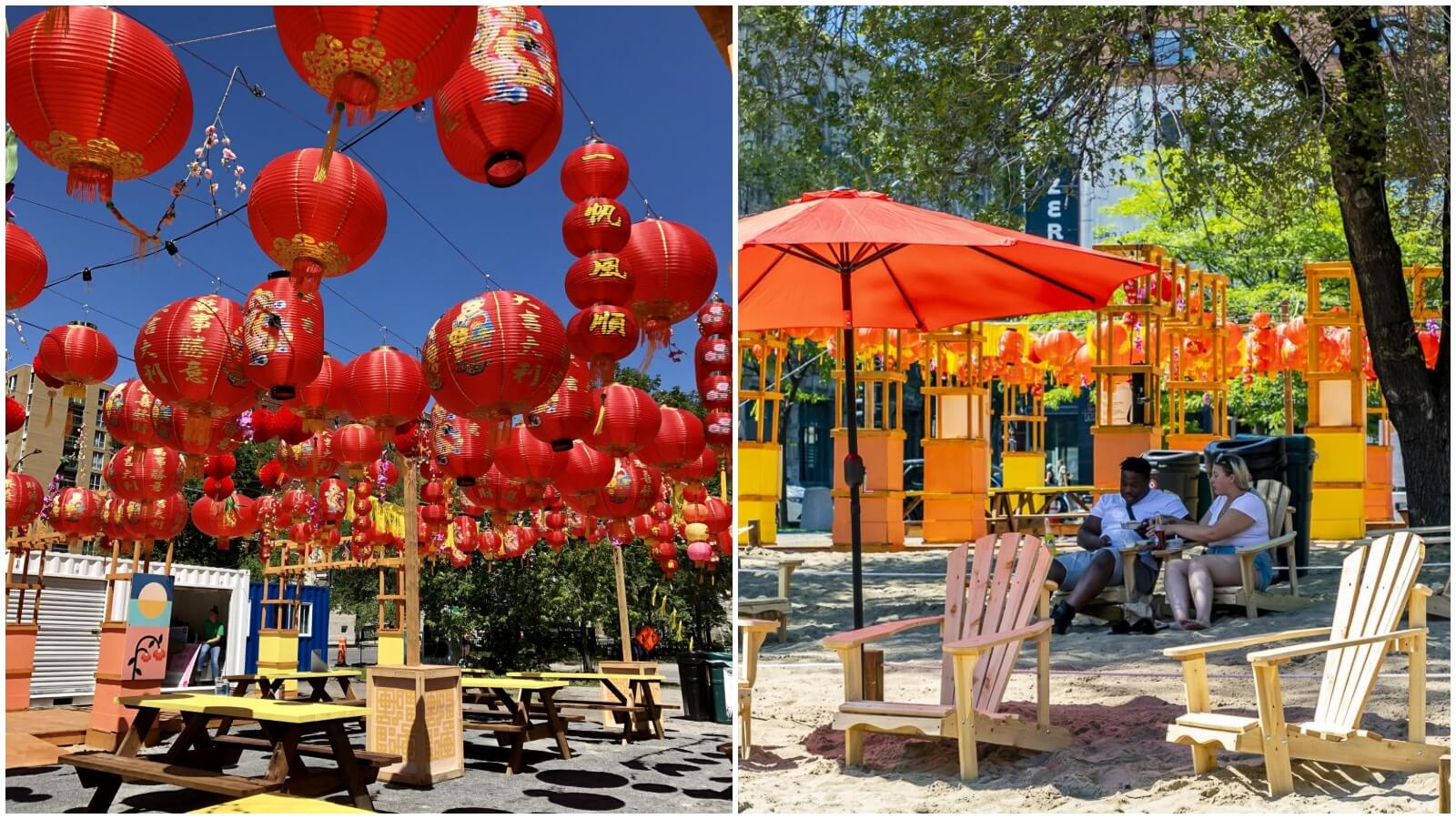 Centre-ville de Montréal : plage publique éphèmère