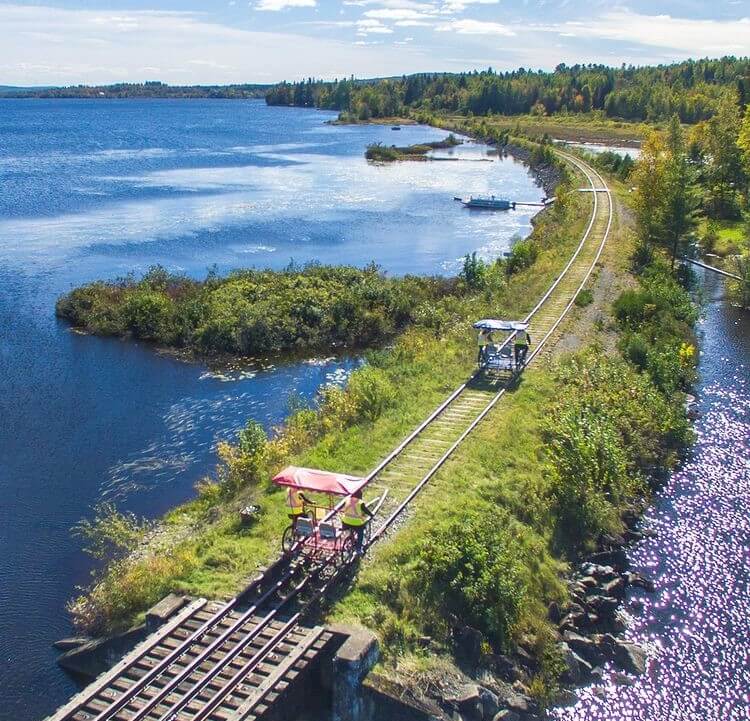 Velo rail online quebec