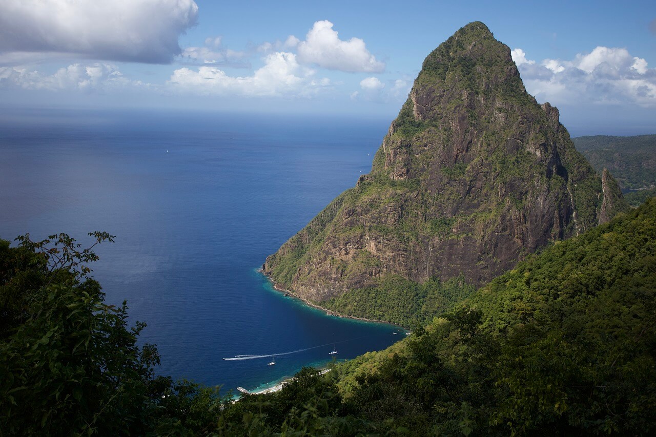 Montagne Gros Piton Sainte-Lucie